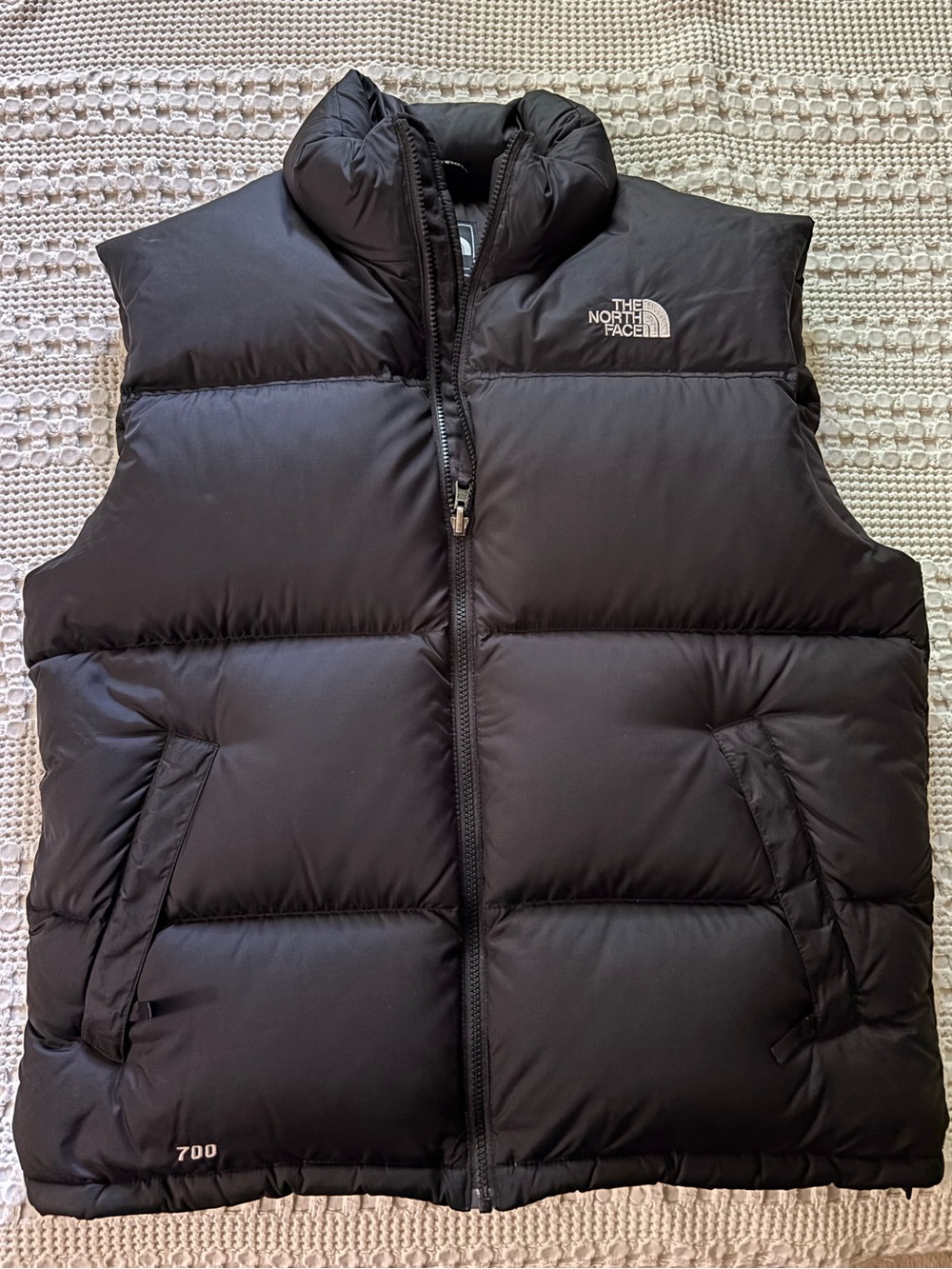 The North Face Black Puffer Vest - 700 Fill